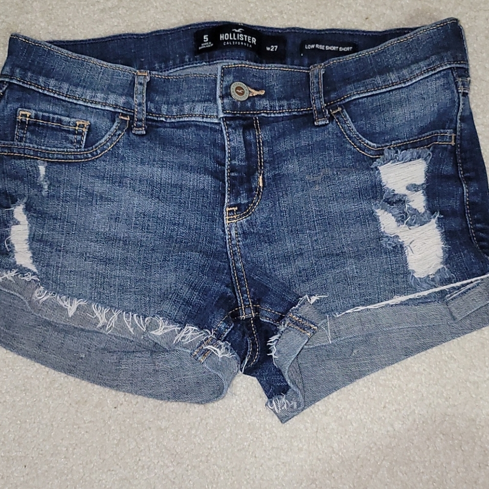 Hollister jean shorts
